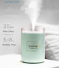 Candle Ultrasonic Air Humidifier with Romantic Soft Light USB Essential Oil Diffuser Car/Home Purifier Aroma Anion Mist Maker
