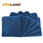Sunland blue Microfiber glass kitchen cleaning cloth