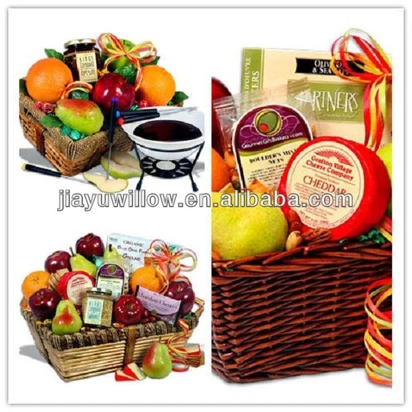 cheap wholesale wicker fruit baskets from chinese supplier