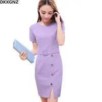 Women-Dress-2017-Summer-Work-Office-Dress-Elegant-Slim-Stripe-Dress-Round-Neck-Short-Sleeve-Plus.jpg_200x200