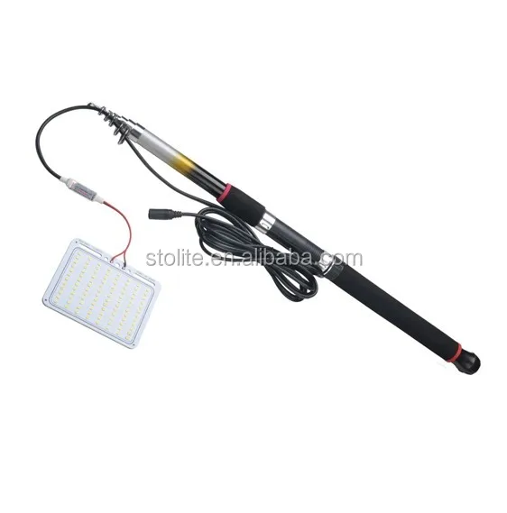 Multifunction Camping Led Rod Light 70w Telescopic Fishing Pole Led