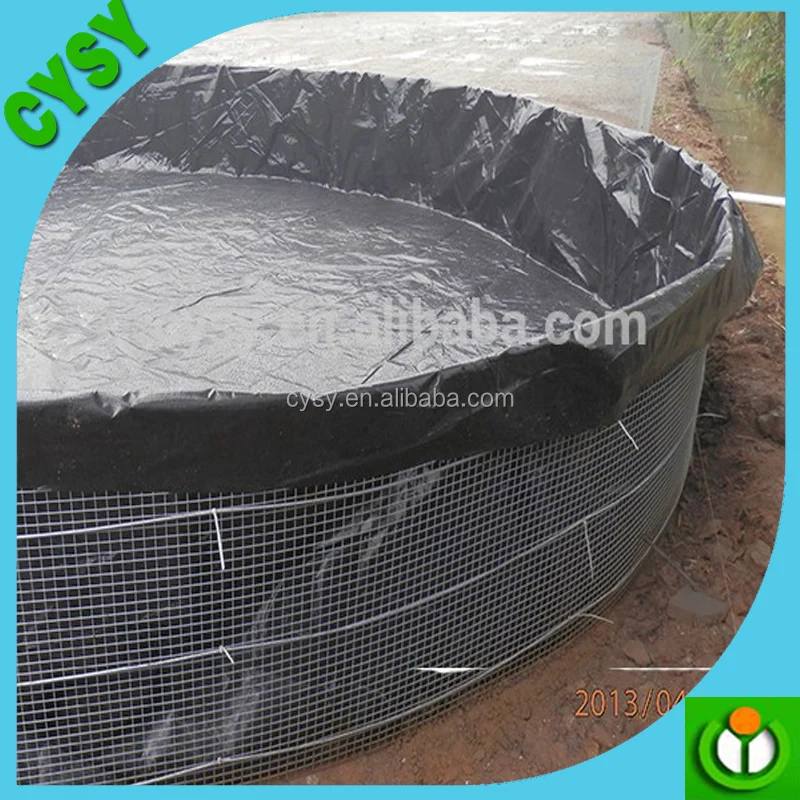 Woven Hdpe Geomembrane Water Tank Liners/black Lining For Fish Farm