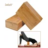 China supplier wholesale fitness high quality private label natural printed bamboo yoga block