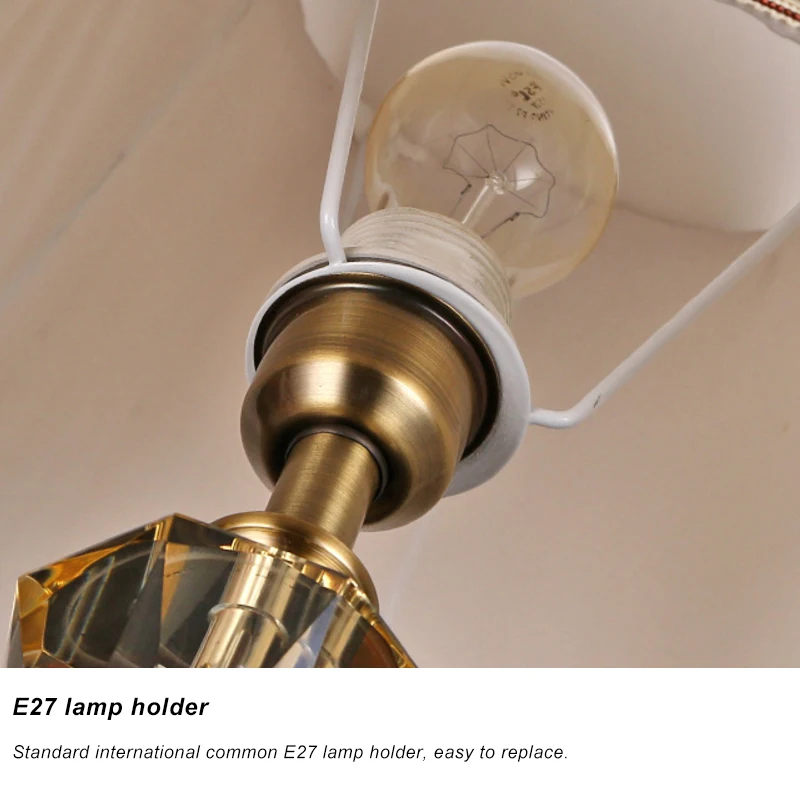 Modern New Design Indoor Bedroom Decoration Hotel Crystal Floor Lamp