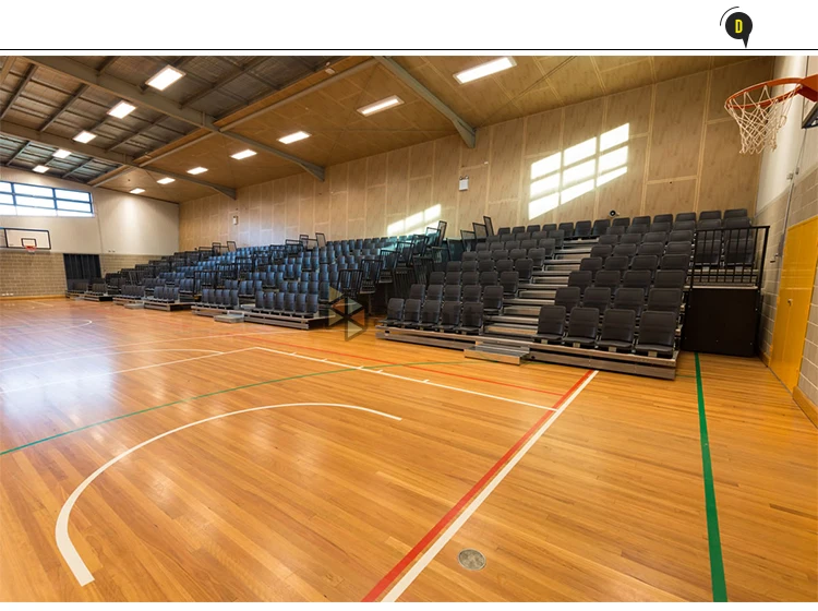 Stunity high school gym bleachers with stadium seats for indoor stadium