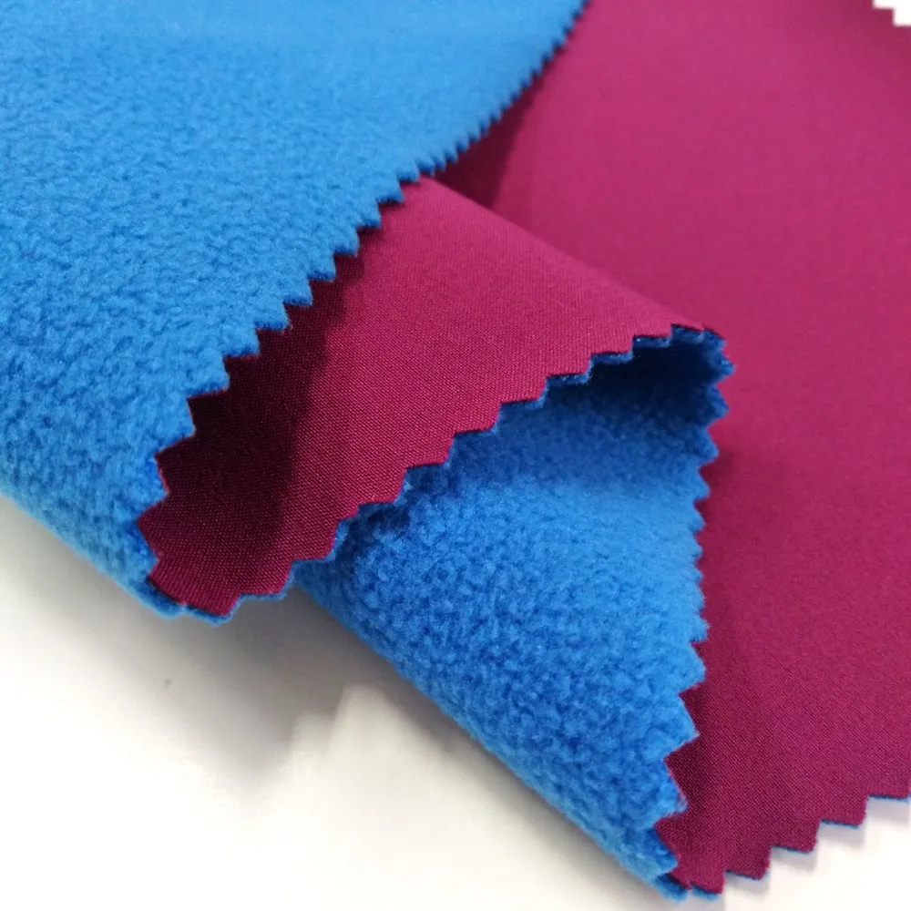 Custom Color 100d 40d Polyester Spandex Four Way Stretch Fabric Bonded