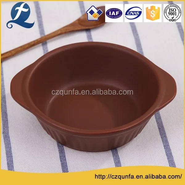 Factory China ceramic christmas bakeware with handle