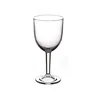Reusable tritan colored plastic champagne water glasses crystal goblets wine glass cup