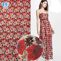 Polyester Yarn Bridal Floral Sequin Net Embroidery garment accessories Lace Fabric
Polyester Yarn Bridal Floral Sequin Net Embroidery garment accessories Lace Fabric
