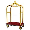 Crown Head Gold Color bellman Titanium luggage trolley