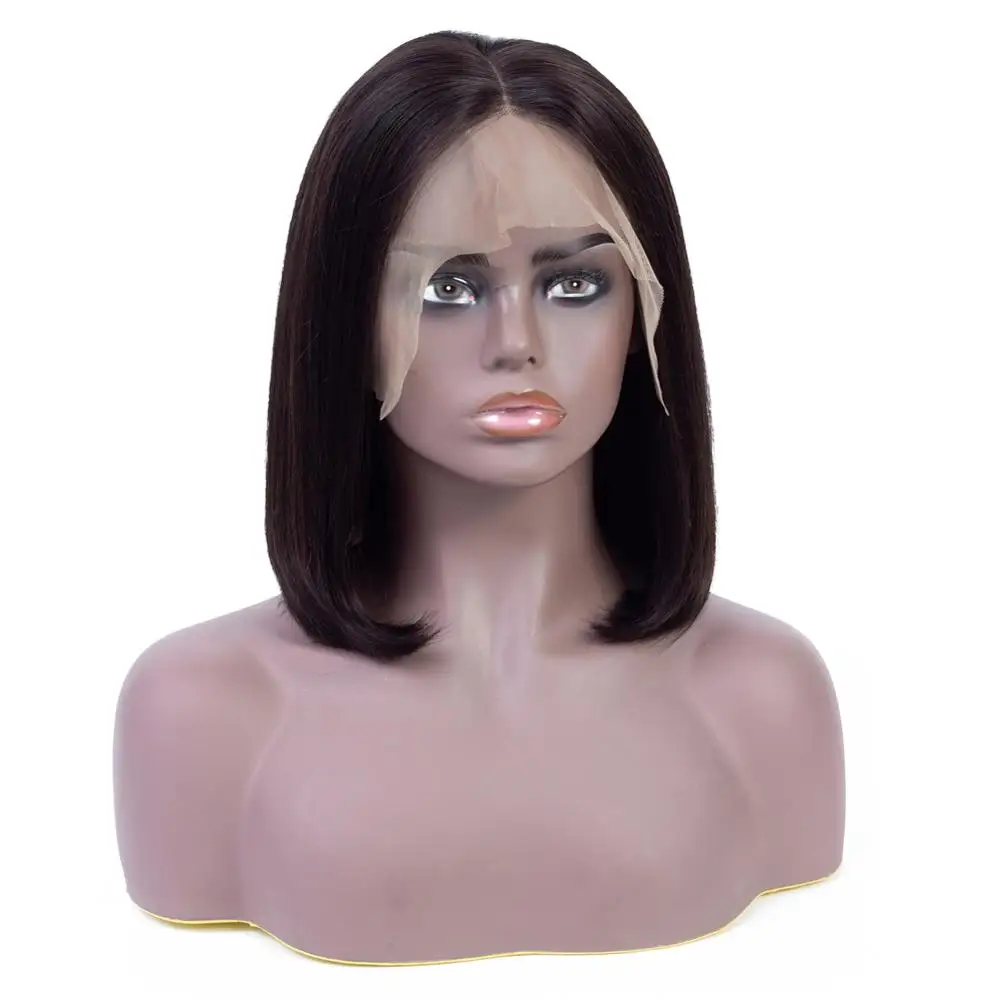 Short Bob Wig Human Hair Lace Frontal Wig Color #99J,#27,Natural Black, Natural Hair Line Thick Human Hair Wig For Black Women
Short Bob Wig Human Hair Lace Frontal Wig Color #99J,#27,Natural Black, Natural Hair Line Thick Human Hair Wig For Black Women