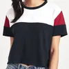Comfortable fitted fashion design OEM USA stander size women tshirt