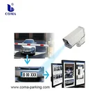LPR IP camera with software for license plate recognition car parking system