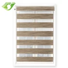 Stardeco polyester blackout modern zebra blind window shades