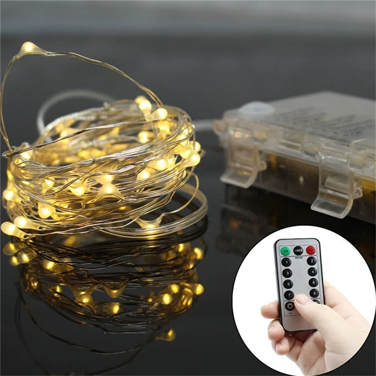 Liangliang 8 Function Remote Controller Waterproof LED String Light Wire