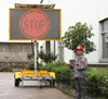 Outdoor Programmable Led Moving Message display Sign With Solar Power Supply