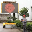 Outdoor Programmable Led Moving Message display Sign With Solar Power Supply