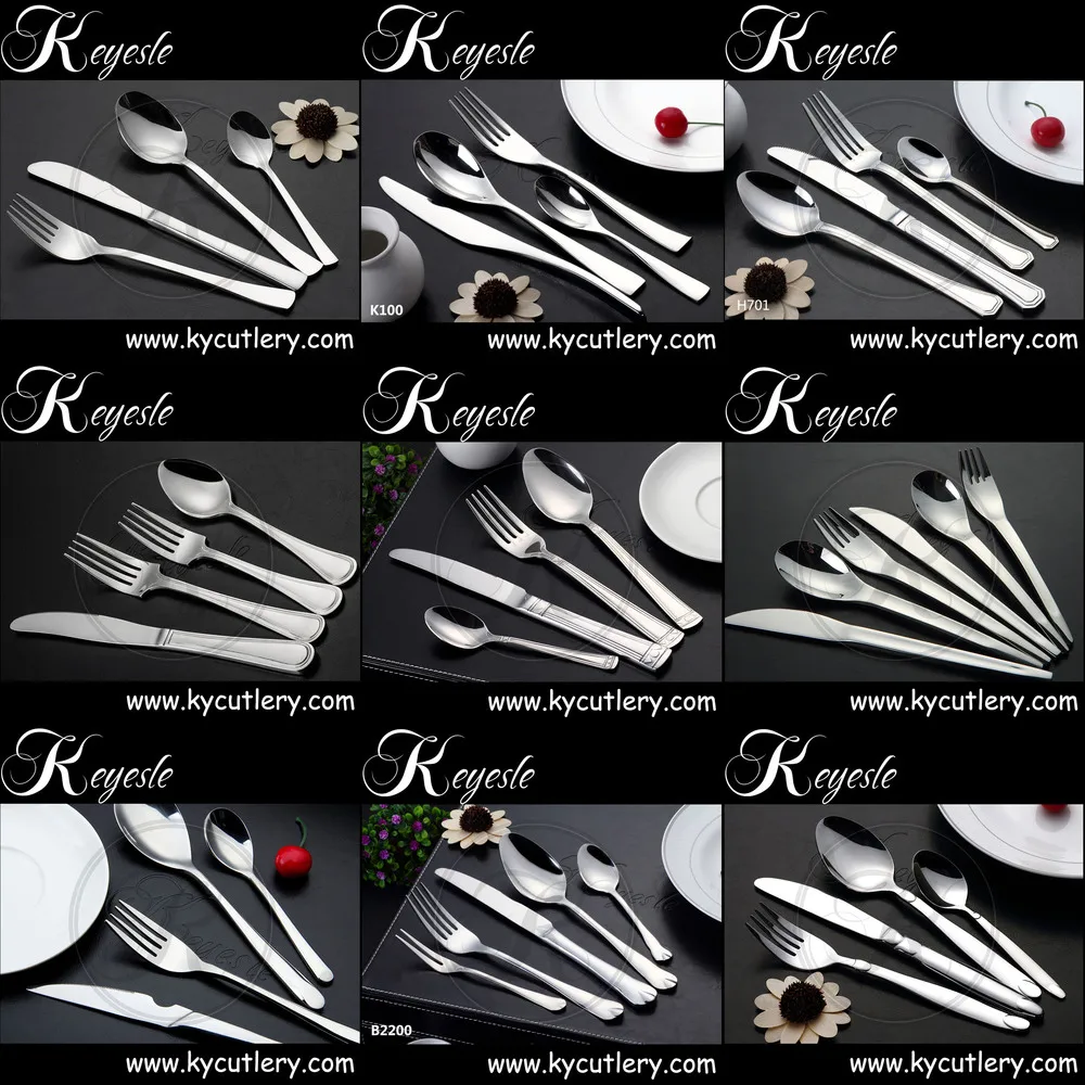 High Grade Stainless Steel Names Of Cutlery Set Items Buy Names Of
