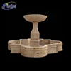 Good quality custom outdoor natural stone marble water fountain with wishing pool