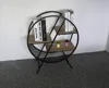 Nordic Creative Metal Round Cute Home Decor Iron Shelf for Living Room