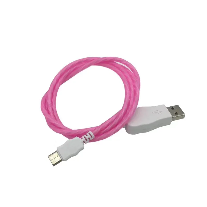 Mayorista Phone Accessory EL Wire Micro Usb Cable 5pin Usb Data Line Charging Cable, White/ purple/blue/green
Mayorista Phone Accessory EL Wire Micro Usb Cable 5pin Usb Data Line Charging Cable, White/ purple/blue/green