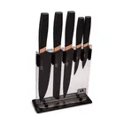 custom clear acrylic knife block, acrylic knife holder