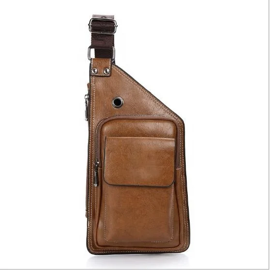 High quality Genuine leather waterproof cellphone bag shoulder sling chest bag for men, Multi
High quality Genuine leather waterproof cellphone bag shoulder sling chest bag for men, Multi