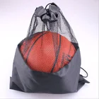 hot sale custom design waterproof nylon drawstring mesh basketball bag