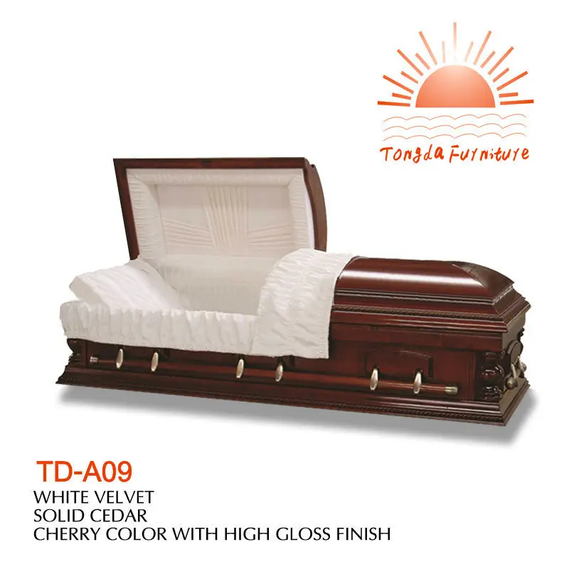 cheap American wooden casket