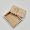 Pan cheap paulownia perfume small slide lid box wood custom engrave logo jewelry packaging boxes wooden gift box