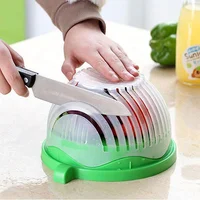 Kitchen Non-slip Large Capacity Plastic Salad Master Maker Vegetable Fruit Salad Slicer
Kitchen Non-slip Large Capacity Plastic Salad Master Maker Vegetable Fruit Salad Slicer