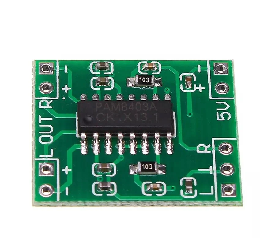 

Taidacent 2*3W Class D MINI AMP Circuit Board Audio USB Headphone Amplifier 5V Audio Amplifier Circuit PAM8403 Amplifier Board