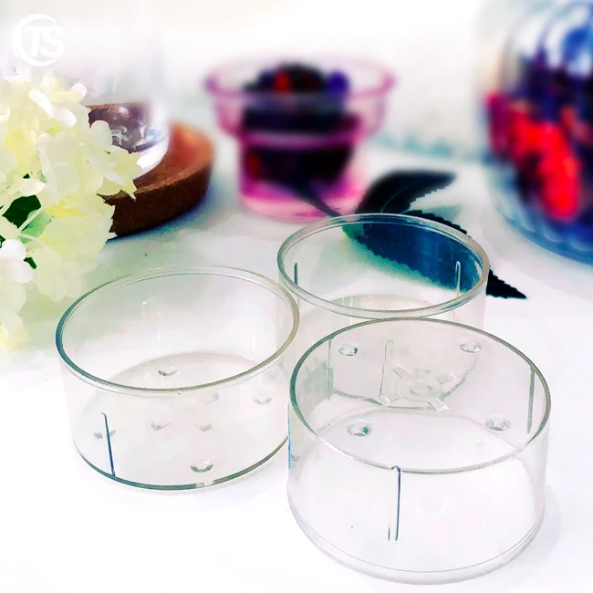 Empty plastic large diameter tea round shape clear candle jars
Empty plastic large diameter tea round shape clear candle jars