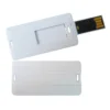 High Quality 64GB Pen Drive plastic Credit Card mini USB Flash Drive plastic Pendrive Thumb Drive Card Disk