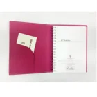 Nice quality custom spiral planner recycled paper diary leather notebook