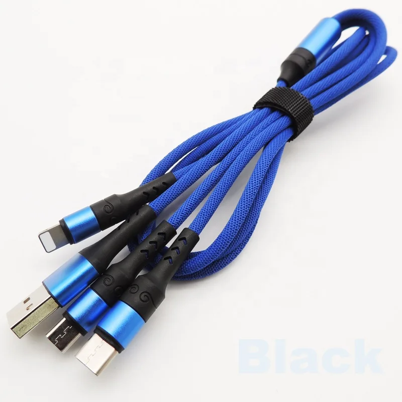 Customized 3 In 1 Charger USB Cable High Speed Sync Data Charging Cable For Iphone Cellphone
Customized 3 In 1 Charger USB Cable High Speed Sync Data Charging Cable For Iphone Cellphone