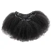 New products 2019 afro kinky curly clip in hair extension for black women