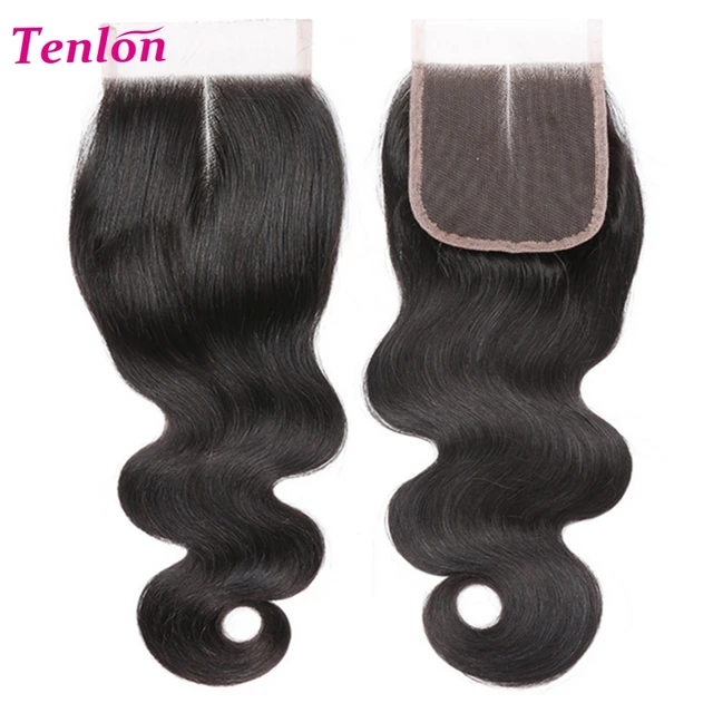 Wholesale cuticle virgin hair piece silk base bleached knots full lace closure with baby hair