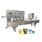CE aseptic automatic soup / juice / water cup liquid filling machine for beverage