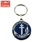Custom Metal Hard Enamel Cross Keyring, Cross Keychain Favors