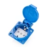 Schuko Waterproof Socket With Safety Shutter 16A 250V IP44