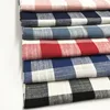 China suppliers washed wholesale Plaid Shirting Linen Cotton Yarn Dyed Fabric for Clothing