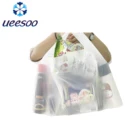 Custom Printed Food Attached Vest Shopping 100gsm Biodegradable T-Shirt Packaging Bag