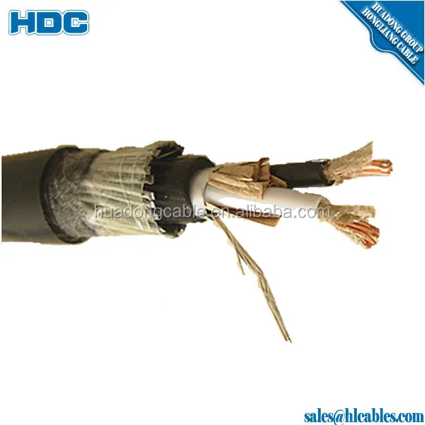 IEC 60502 0.6/1KV 0.75mm2 Flexible instrument cable PVC insulation PVC sheath Type 5 copper cable