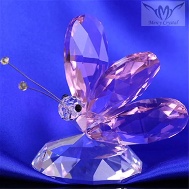 crystal butterfly figurine