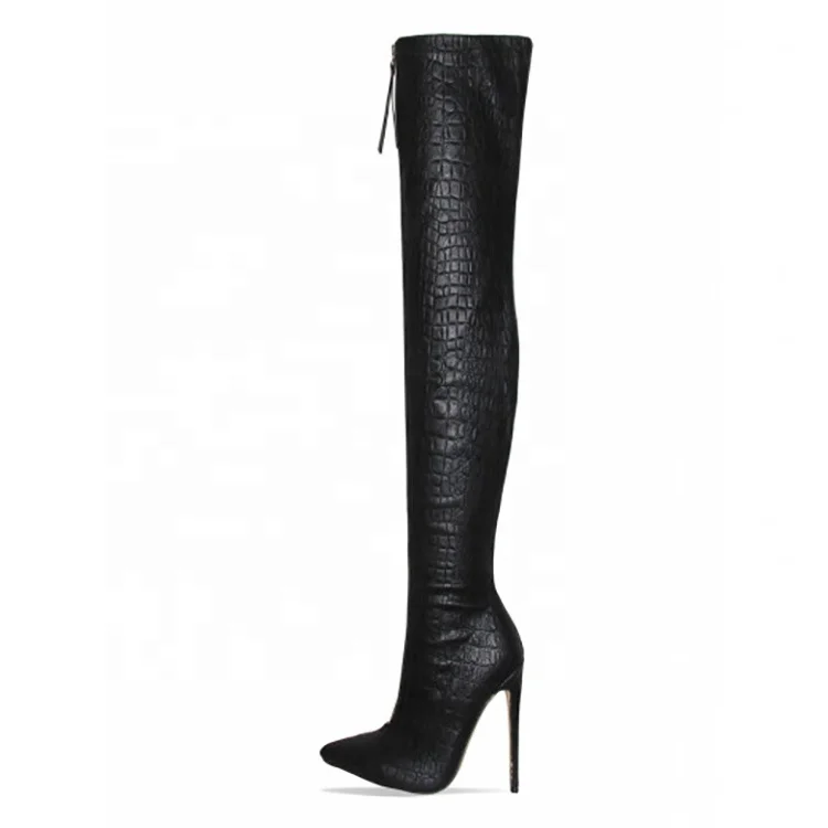 Ladies Winter Sexy Zipper Stiletto Heel Pointed Toe Leather High Heel Over Knee Long Boots Shoes
Ladies Winter Sexy Zipper Stiletto Heel Pointed Toe Leather High Heel Over Knee Long Boots Shoes