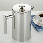 350ml/800ml/1000ml Double Wall Stainless Steel French Coffee Press