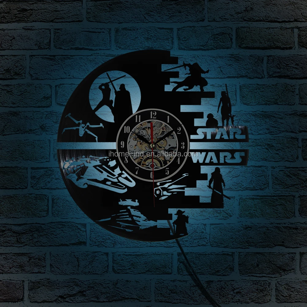 Modern Design Decorative Art Vinyl Record Wall Clock LED Light with Remote Control, Black color
Modern Design Decorative Art Vinyl Record Wall Clock LED Light with Remote Control, Black color