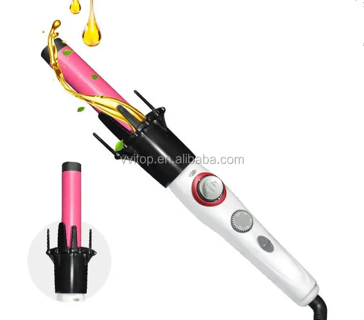 Automatic ceramic infrared hair curler iron beauty instant hair curling iron, Black, pink,purple
Automatic ceramic infrared hair curler iron beauty instant hair curling iron, Black, pink,purple