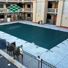 ISO9001 swimming pool mesh safety cover,durable safety pool cover